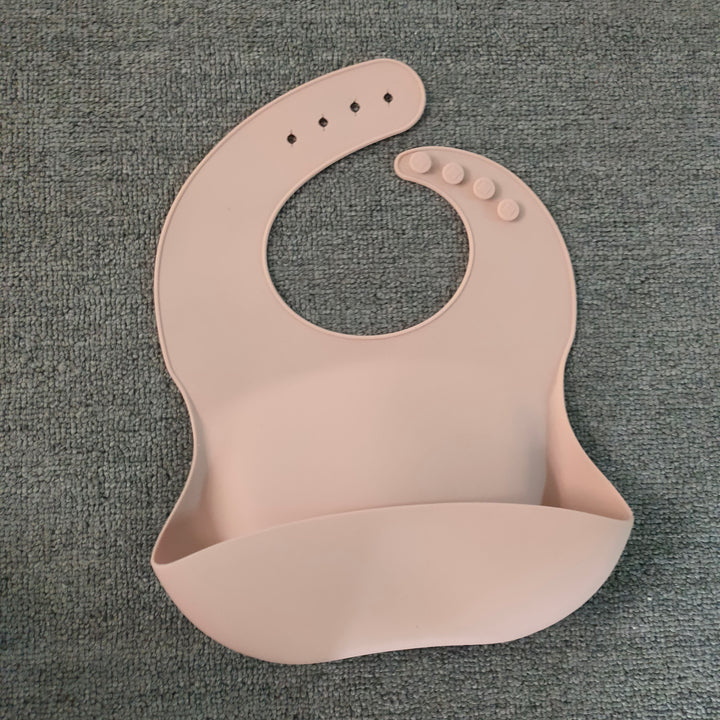 Weiches, wasserdichtes Silikon-Baby-Lätzchen mit Lebensmittelfang, Baby-Silikon-Lätzchen - PrimePick24