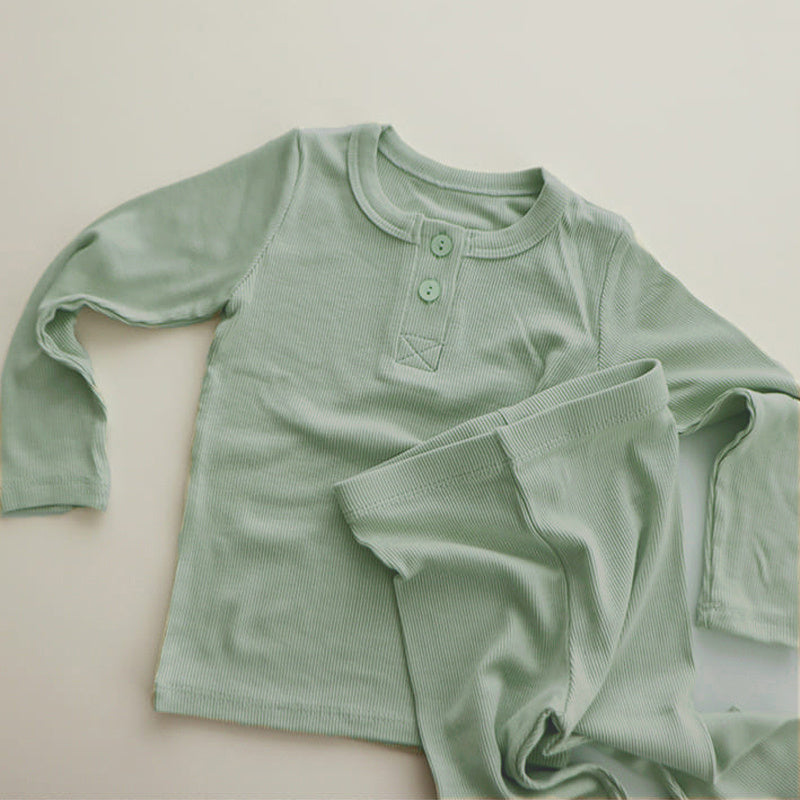 Baby Kinder Pyjama-Sets für Mädchen und Jungen, Schlafanzug-Anzug. - PrimePick24
