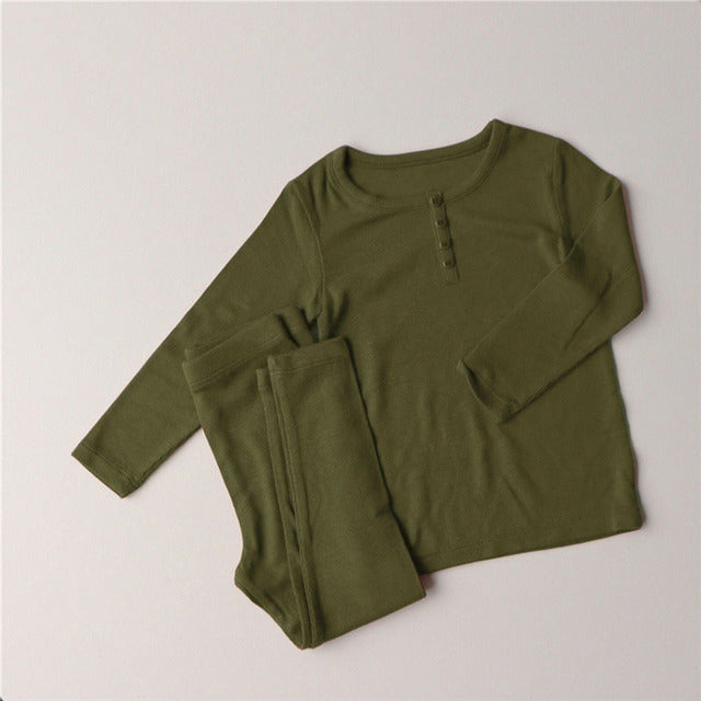 Baby Kinder Pyjama-Sets für Mädchen und Jungen, Schlafanzug-Anzug. - PrimePick24